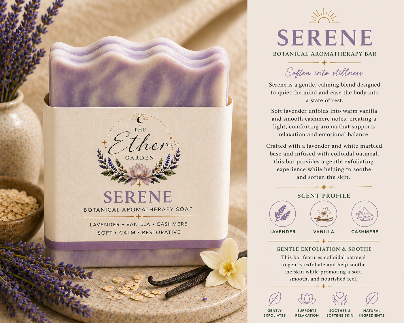 SERENE - Botanical Aromatherapy Bar